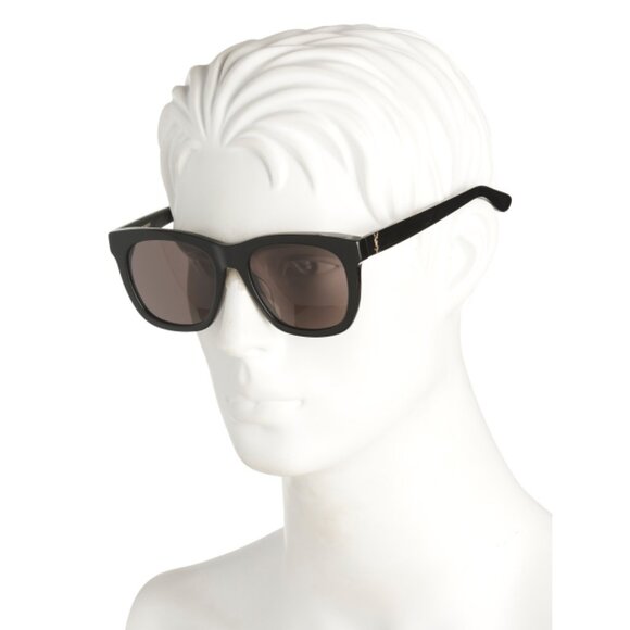 SAINT LAURENT Black Unisex 55mm Designer Sunglasses - Picture 2 of 2